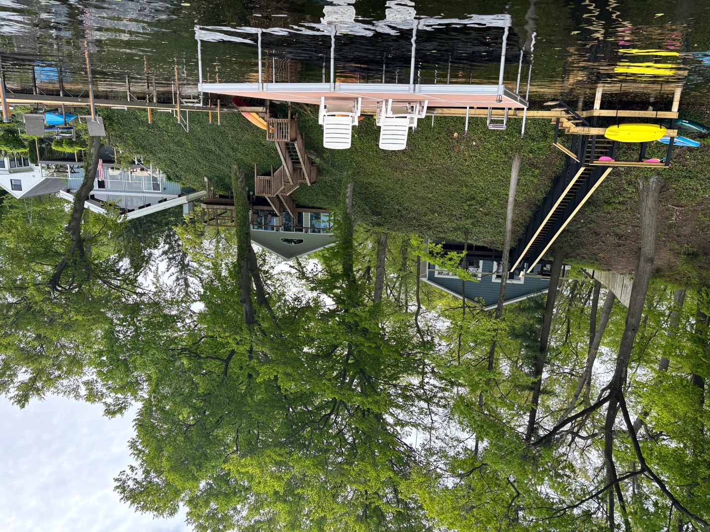 Cable Lakehouse viewed from the lake