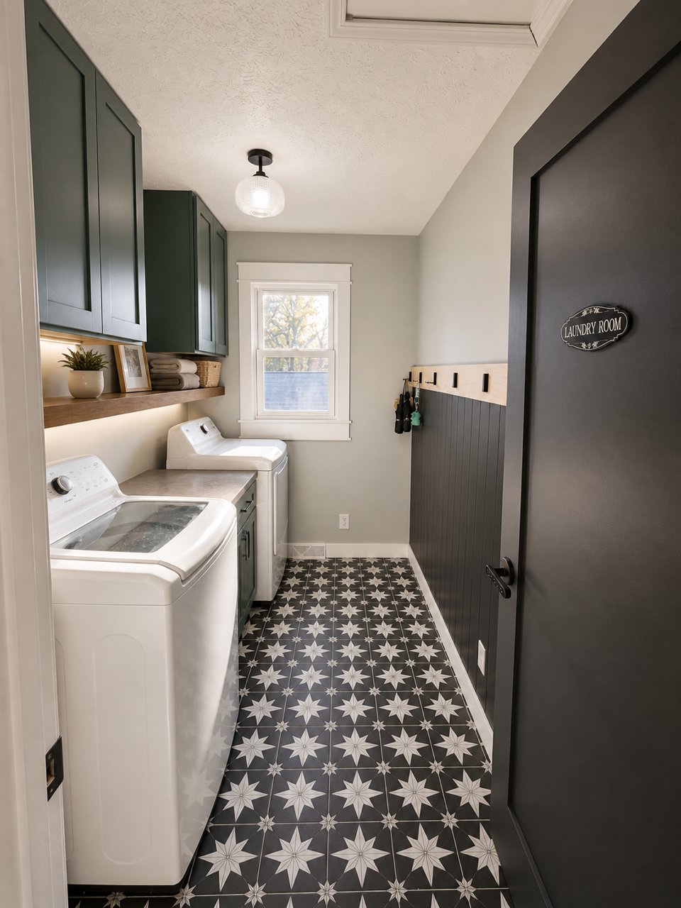 Main floor laundry room